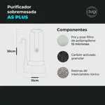 Purificador Agua Dvigi Aqua As Plus Arsénico Metales Cloro