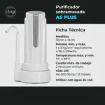 Purificador Agua Dvigi Aqua As Plus Arsénico Metales Cloro