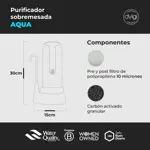 Filtro Purificador de Agua DVIGI AQUA + 2 Filtros Adicionales