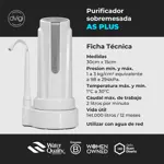 Filtro Purificador de Agua AS PLUS Arsénico + 1 Filtro adicional Dvigi