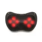  Combo Calm Masajeador  Cervical , Lumbar, pies calor Negro 8 Esferas