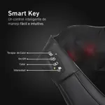  Combo Calm Masajeador  Cervical , Lumbar, pies calor Negro 8 Esferas