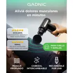 Pistola Masajeadora Gadnic PROMASSAGE Inalámbrica