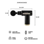 Pistola Masajeadora Gadnic PROMASSAGE Inalámbrica