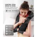 Masajeador Gadnic Ceibo Cervical y Lumbar Shiatsu Terapia Calor 3 Velocidades