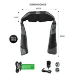 Masajeador Gadnic Ceibo Cervical y Lumbar Shiatsu Terapia Calor 3 Velocidades