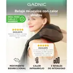 Masajeador Cervical y Lumbar Gadnic 8 Rodillos Bidireccionales