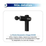 Masajeador Electrico Portatil Pistola Masajeadora MG003 Waggs