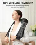 Masajeador inalámbrico Nekteck Shiatsu para cuello y espalda con calor