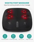 Masajeador de pies Nekteck Shiatsu con calor para fascitis plantar