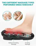Masajeador de pies Nekteck Shiatsu con calor para fascitis plantar