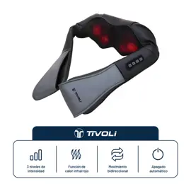 Masajeador Multiuso  Eléctrico 8 Nodos Negro