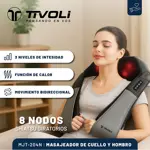 Masajeador Multiuso Tivoli Eléctrico 8 Nodos Negro