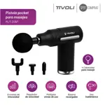 Pistola Pocket Masajeadora Tivoli 6 Niveles Negro