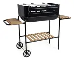 Parrilla Portátil Rodeio Mor Acero B/Esmaltada Con Ruedas