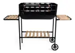 Parrilla Portátil Rodeio Mor Acero B/Esmaltada Con Ruedas