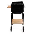 Parrilla Portátil California Mor De Acero Bandeja Esmaltada