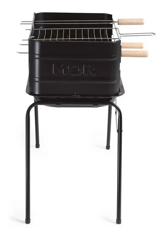 Parrilla Portatil A Carbón Mor Montana Plegable Camping