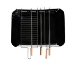 Parrilla Portátil Carbón Mor Araguaia Campin Plegable