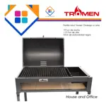 Parrilla Móvil Tromen Chulengo A Leña 101cm De Ancho 112.7cm