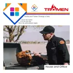 Parrilla Móvil Tromen Chulengo A Leña 101cm De Ancho 112.7cm