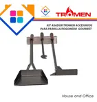 Kit Asador Tromen Gourmet Accesorios Para Parrilla Fogonero