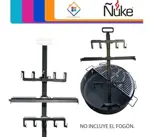 Estaca Ñuke Para Fogon 60 80p Huapi Cruz Pinche Parrilla