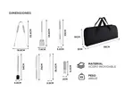 Set Parrilla 18pzs Kit Asador Acero Inoxidable Con Estuche