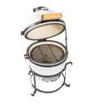 Mini Kamado Argentino Blanco 13 pulgadas