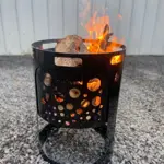 Fogón 400 A Leña Con Emparrillado Desmontable Tromen FG400