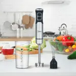 Licuadora de Mano HB-1100X2AR1 - 850W, Velocidad Regulable, 0.6L, Plata