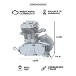 Kit Motor Bici Moto 80CC para Bicicletas