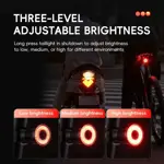 Luz Trasera Rockbros Bicicleta Sensor Inteligente R5