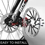 Rotor MTB Bucklos 203mm con Frenos Hidráulicos Duraderos Black-180MM