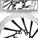 Rotor MTB Bucklos 203mm con Frenos Hidráulicos Duraderos Black-180MM