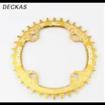 Plato Redondo Deckas para MTB 104BCD 32-38T 36T  red