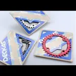 Plato Redondo Deckas para MTB 104BCD 32-38T 36T  red