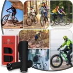 Empuñaduras Ergonómicas Bucklos para Bicicleta de Montaña Black