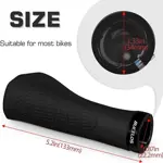 Empuñaduras Ergonómicas Bucklos para Bicicleta de Montaña Black