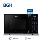Microondas Bgh Eco Negro Digital 28 Litros B228dn20I