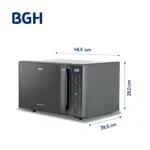 Microondas Bgh Quick Chef 23 Litros Digital Eco B223DS20I