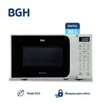 Microondas BGH 20 Litros Digital Eco B120db20