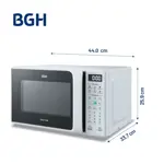 Microondas BGH 20 Litros Digital Eco B120db20