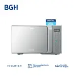 Microondas BGH QuickChef Digital Inverter con Grill Silver 23L