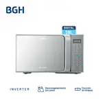 Microondas BGH QuickChef Digital Inverter con Grill Silver 28L