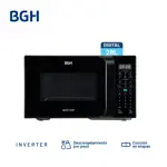 Microondas BGH QuickChef Digital Inverter con Grill Negro 28L
