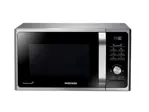 Microondas Con Grill Samsung 28 Litros Silver Mg28f3k3tas