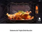 Microondas Samsung BESPOKE Grill Fry Ceramico 30 L Blanco