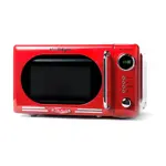 Horno microondas Nostalgia Retro Compact 0.7 pies cúbicos 700 W rojo