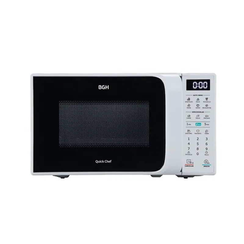 MICROONDAS BGH 20LT DIGITAL ECO BLANCO
